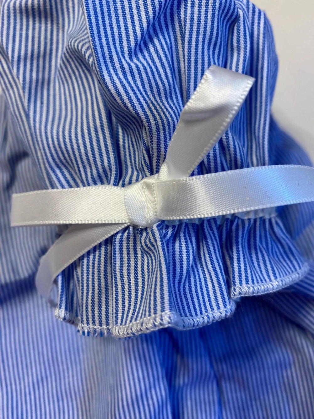 Rylee Faith Designs Smocked Striped Elsa Bubble Ribboned Sleeve NWT size 18 mths - Picture 4 of 7